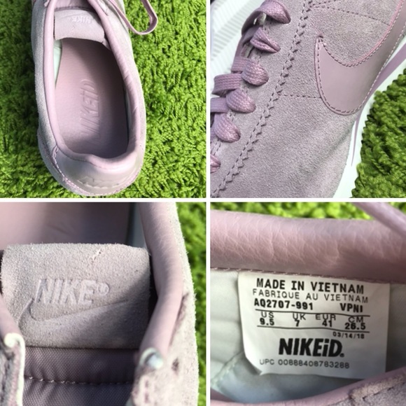 NWT NikeID Cortez PRM Suede Rose Dust WMNS - Picture 8 of 8
